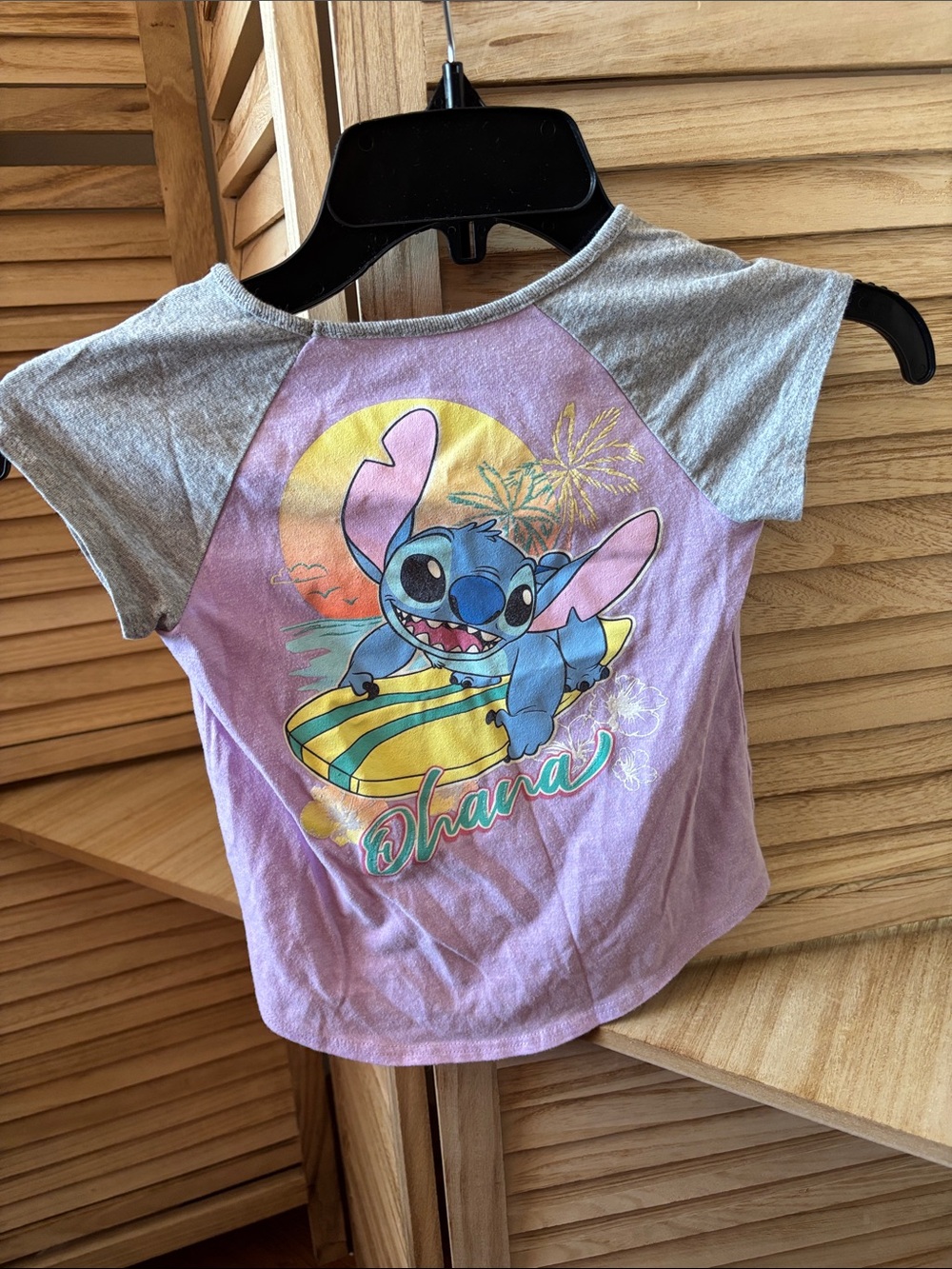 Disney Ohana Stitch Surf Tee - Purple & Gray 5
